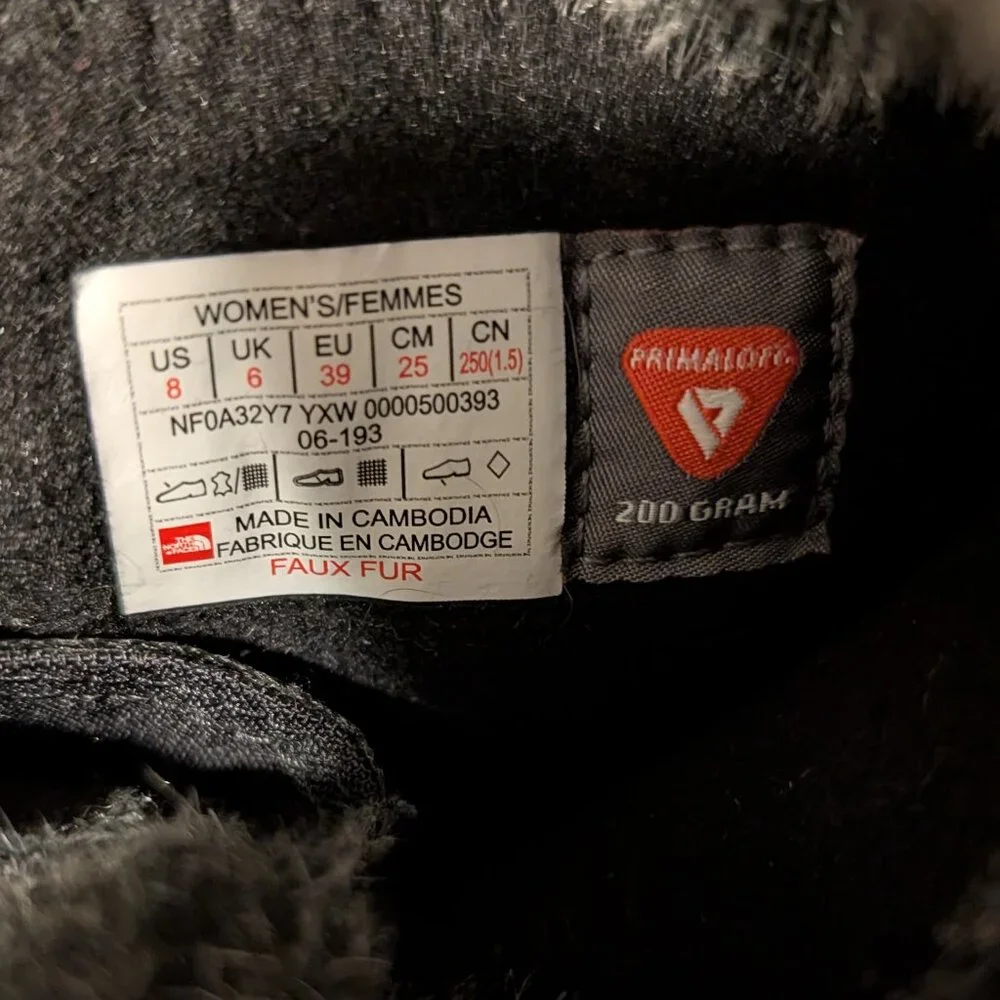 The North Face Nuptse Purna ll, Black, Size 8